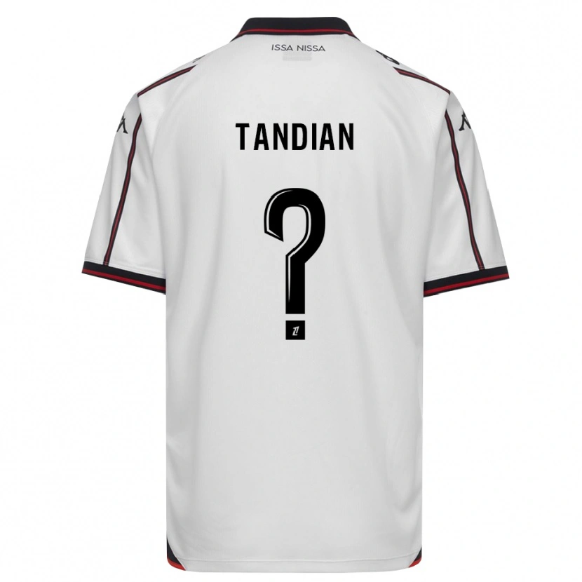 Danxen Kinder Elage Tandian #0 Schwarz Weiß Auswärtstrikot Trikot 2026/27 T-Shirt Schweiz