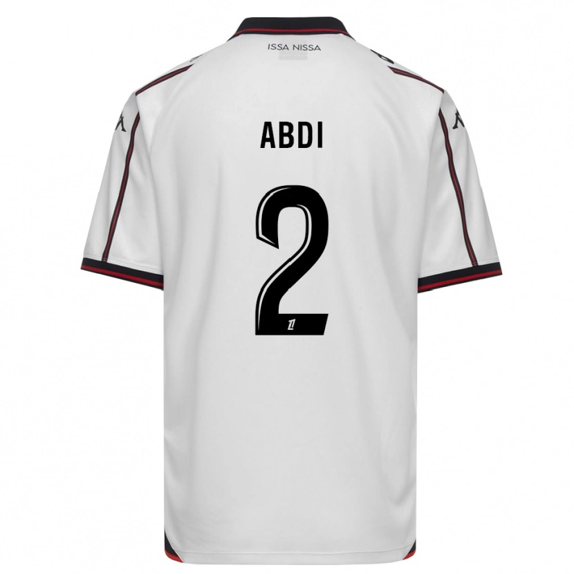 Danxen Kinder Ali Abdi #2 Schwarz Weiß Auswärtstrikot Trikot 2026/27 T-Shirt Schweiz