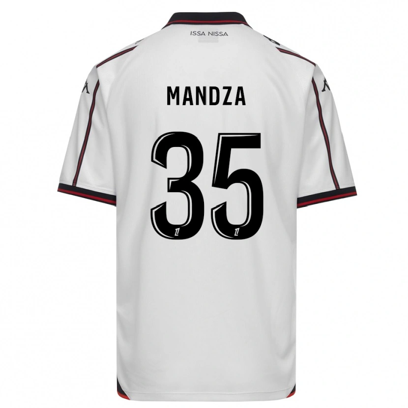 Danxen Kinder Xavier Mandza #35 Schwarz Weiß Auswärtstrikot Trikot 2026/27 T-Shirt Schweiz