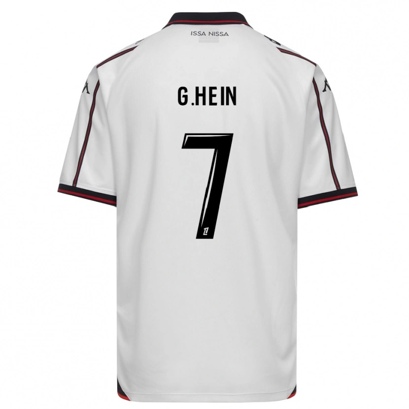Danxen Kinder Gauthier Hein #7 Schwarz Weiß Auswärtstrikot Trikot 2026/27 T-Shirt Schweiz