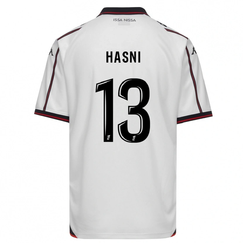 Danxen Kinder Zinedine Hasni #13 Schwarz Weiß Auswärtstrikot Trikot 2026/27 T-Shirt Schweiz