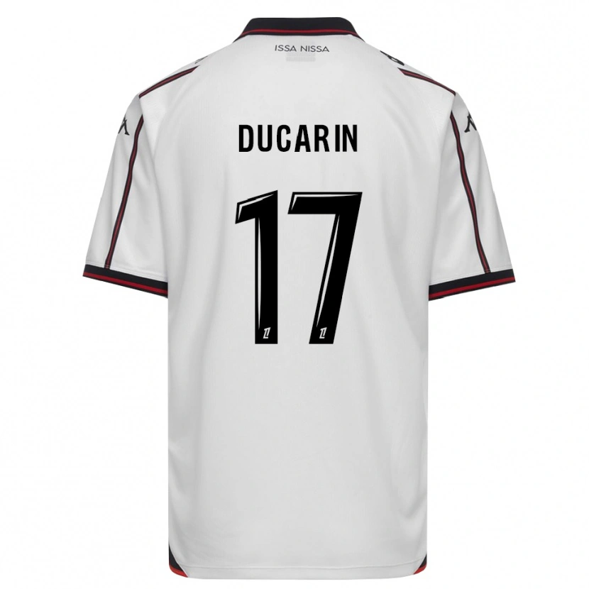 Danxen Kinder Léa Ducarin #17 Schwarz Weiß Auswärtstrikot Trikot 2026/27 T-Shirt Schweiz