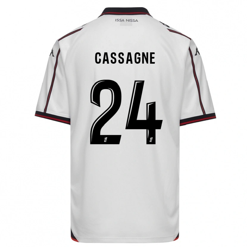 Danxen Kinder Léa Cassagne #24 Schwarz Weiß Auswärtstrikot Trikot 2026/27 T-Shirt Schweiz