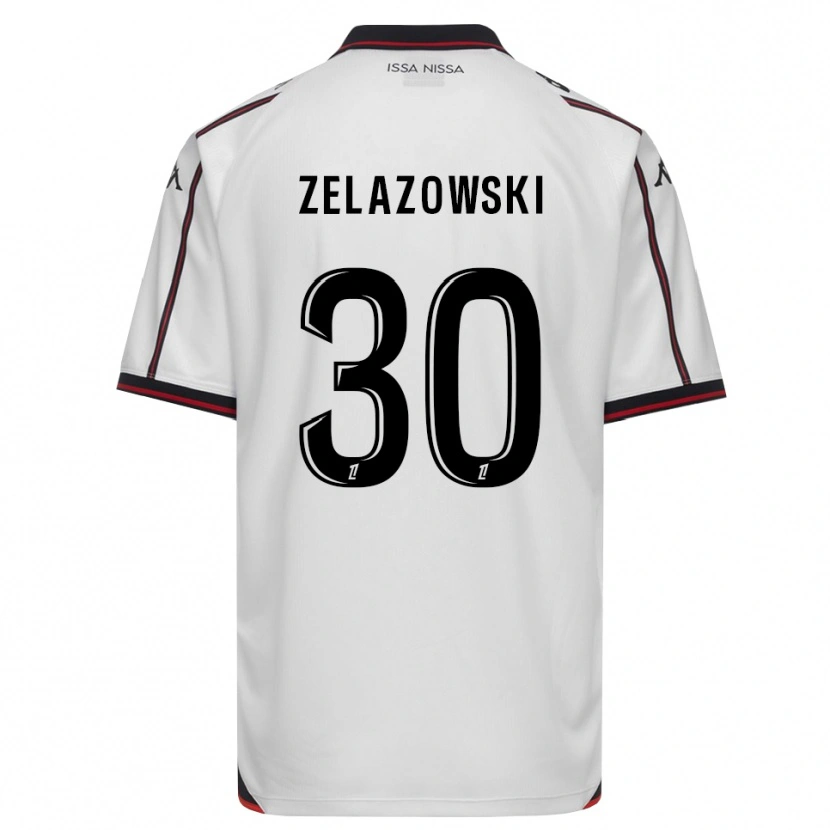 Danxen Kinder Bartosz Zelazowski #30 Schwarz Weiß Auswärtstrikot Trikot 2026/27 T-Shirt Schweiz