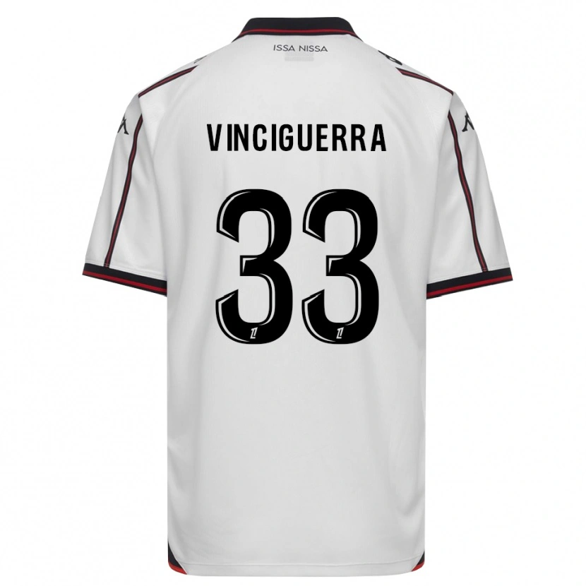 Danxen Kinder Pauline Vinciguerra #33 Schwarz Weiß Auswärtstrikot Trikot 2026/27 T-Shirt Schweiz