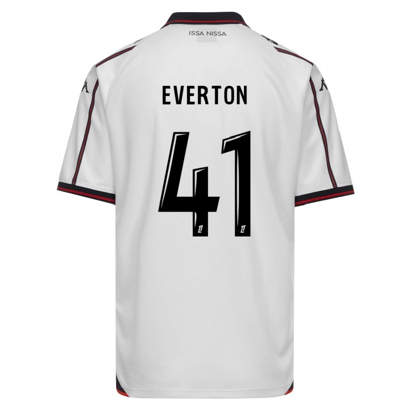 Danxen Kinder Everton Pereira Da Silva #41 Schwarz Weiß Auswärtstrikot Trikot 2026/27 T-Shirt Schweiz