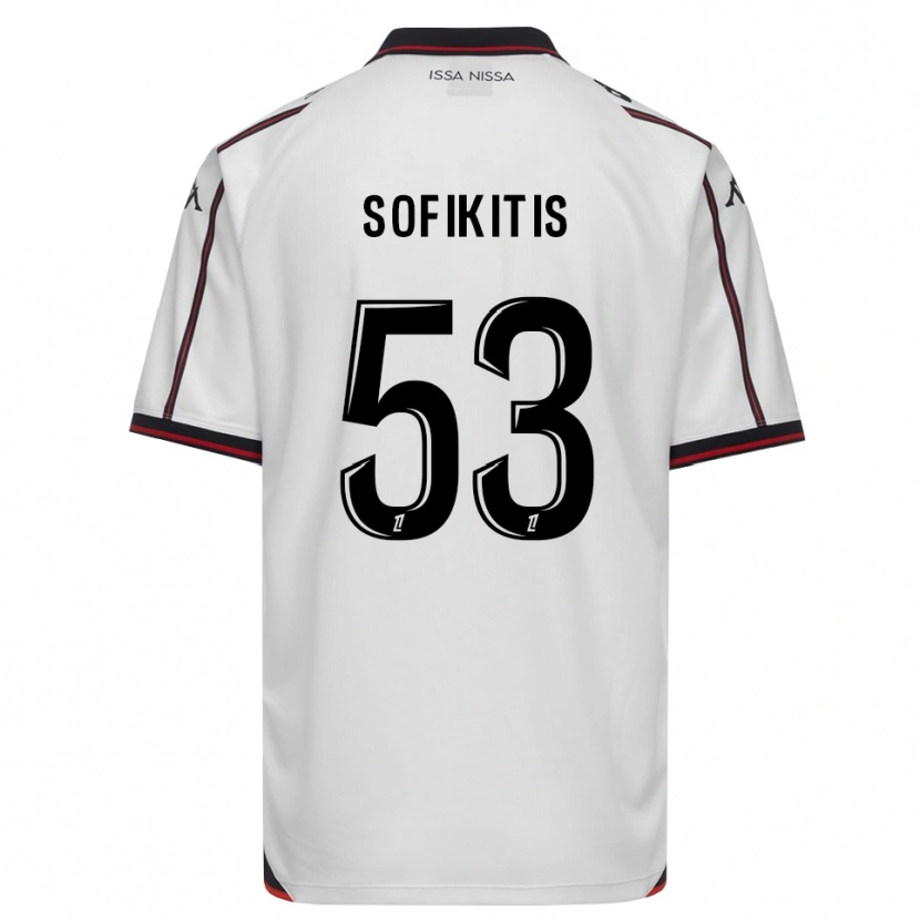 Danxen Kinder Yanis Sofikitis #53 Schwarz Weiß Auswärtstrikot Trikot 2026/27 T-Shirt Schweiz