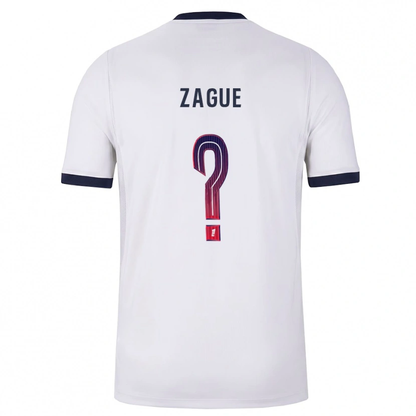 Danxen Kinder Yoram Zague #0 Weiß Schwarz Rot Auswärtstrikot Trikot 2026/27 T-Shirt Schweiz