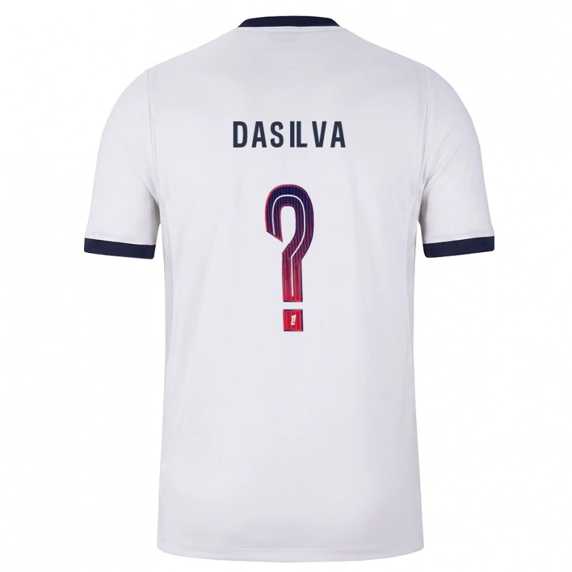 Danxen Kinder Josué Dasilva #0 Weiß Schwarz Rot Auswärtstrikot Trikot 2026/27 T-Shirt Schweiz