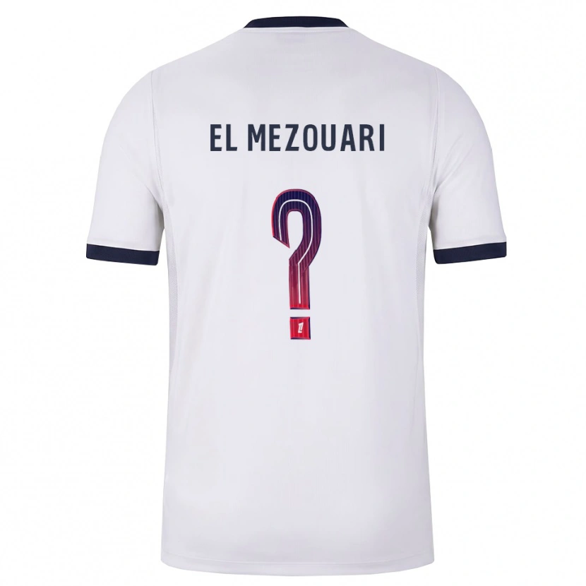 Danxen Kinder Abde-Chahid El Mezouari #0 Weiß Schwarz Rot Auswärtstrikot Trikot 2026/27 T-Shirt Schweiz