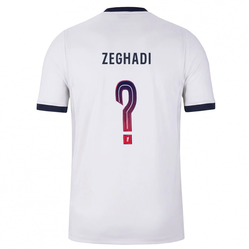 Danxen Kinder Souleyman Zeghadi #0 Weiß Schwarz Rot Auswärtstrikot Trikot 2026/27 T-Shirt Schweiz