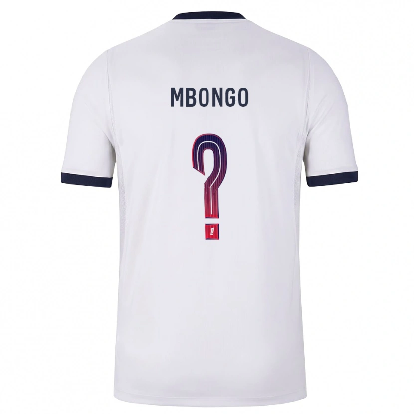 Danxen Kinder Hermance Mbongo #0 Weiß Schwarz Rot Auswärtstrikot Trikot 2026/27 T-Shirt Schweiz