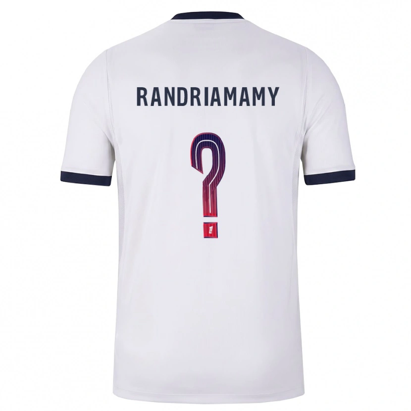 Danxen Kinder Mathyas Randriamamy #0 Weiß Schwarz Rot Auswärtstrikot Trikot 2026/27 T-Shirt Schweiz