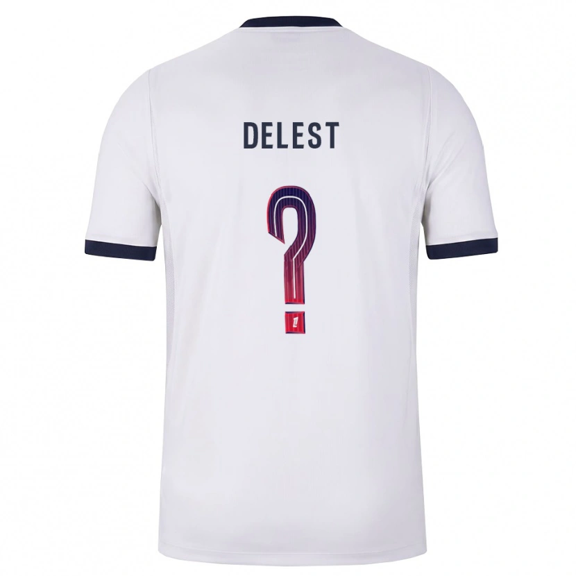 Danxen Kinder Shadyl Delest #0 Weiß Schwarz Rot Auswärtstrikot Trikot 2026/27 T-Shirt Schweiz