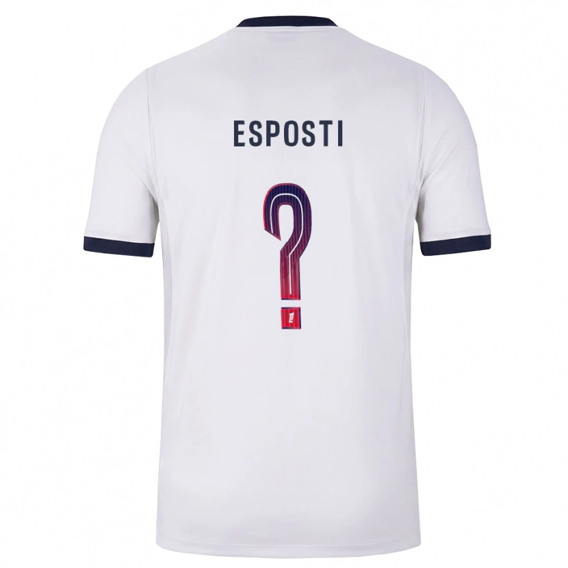 Danxen Kinder Ines Degli Esposti #0 Weiß Schwarz Rot Auswärtstrikot Trikot 2026/27 T-Shirt Schweiz