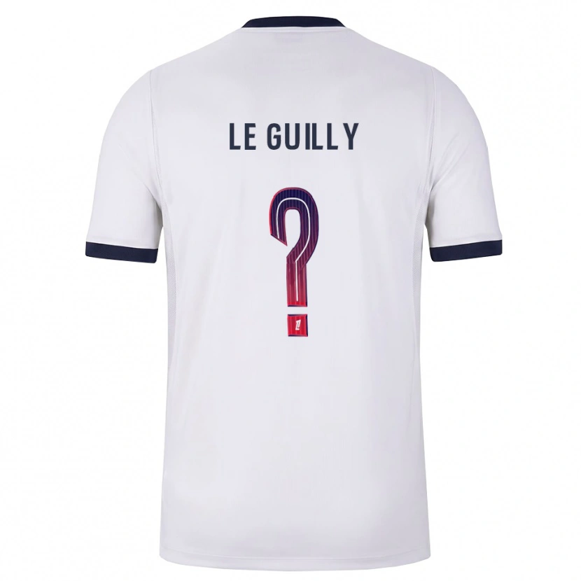 Danxen Kinder Eden Le Guilly #0 Weiß Schwarz Rot Auswärtstrikot Trikot 2026/27 T-Shirt Schweiz