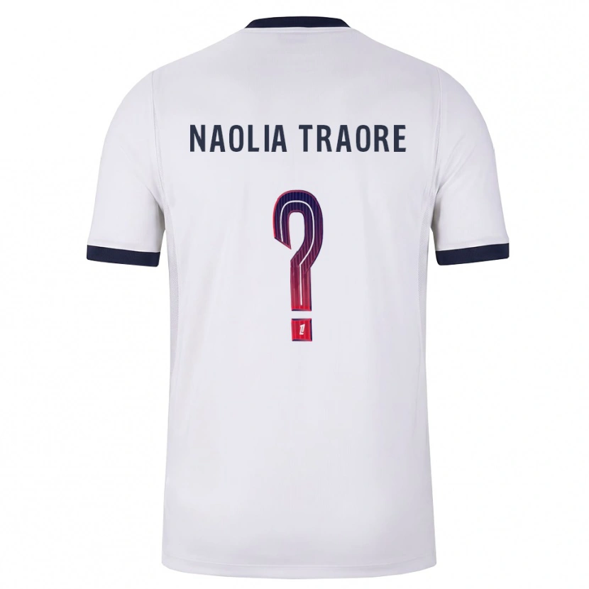 Danxen Kinder Naolia Traore #0 Weiß Schwarz Rot Auswärtstrikot Trikot 2026/27 T-Shirt Schweiz