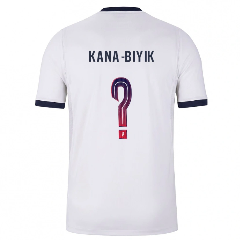 Danxen Kinder Lorenzo Kana-Biyik #0 Weiß Schwarz Rot Auswärtstrikot Trikot 2026/27 T-Shirt Schweiz