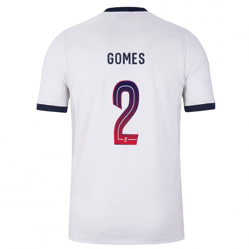 Danxen Kinder Nicolas Gomes #2 Weiß Schwarz Rot Auswärtstrikot Trikot 2026/27 T-Shirt Schweiz
