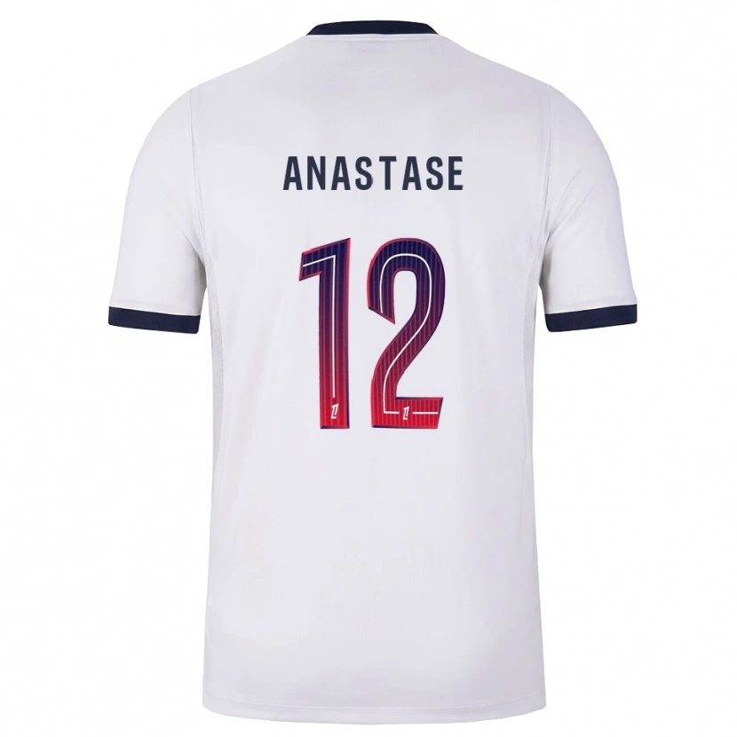 Danxen Kinder Kenji Anastase #12 Weiß Schwarz Rot Auswärtstrikot Trikot 2026/27 T-Shirt Schweiz