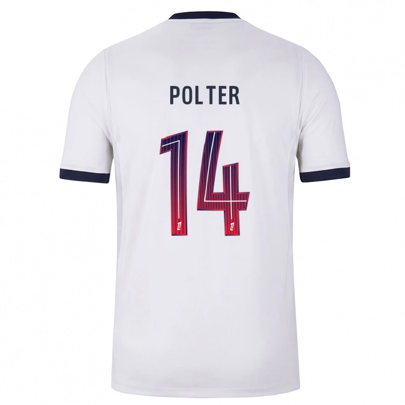 Danxen Kinder Ewan Polter #14 Weiß Schwarz Rot Auswärtstrikot Trikot 2026/27 T-Shirt Schweiz