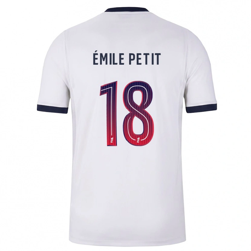 Danxen Kinder Noé Émile Petit #18 Weiß Schwarz Rot Auswärtstrikot Trikot 2026/27 T-Shirt Schweiz