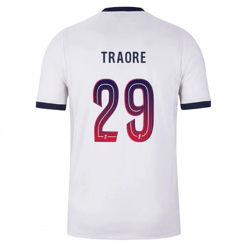 Danxen Kinder Manssita Traoré #29 Weiß Schwarz Rot Auswärtstrikot Trikot 2026/27 T-Shirt Schweiz