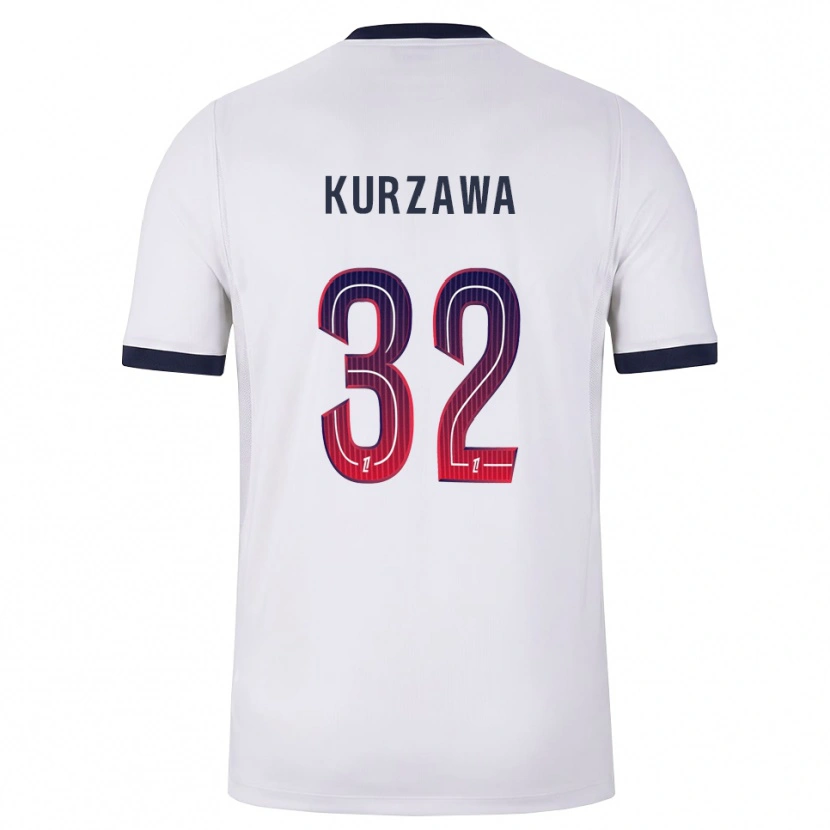 Danxen Kinder Layvin Kurzawa #32 Weiß Schwarz Rot Auswärtstrikot Trikot 2026/27 T-Shirt Schweiz