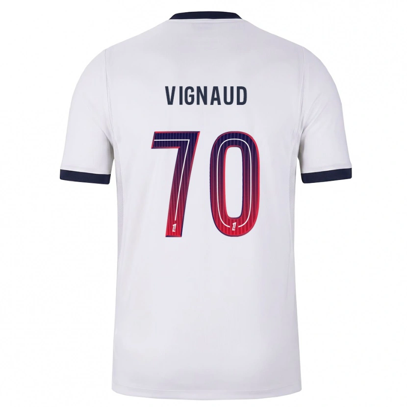 Danxen Kinder Arthur Vignaud #70 Weiß Schwarz Rot Auswärtstrikot Trikot 2026/27 T-Shirt Schweiz