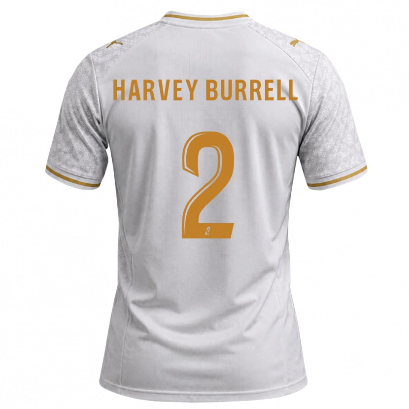 Danxen Kinder Ezeckiel Zola Ngundu #2 Weiß Grau Goldrute Auswärtstrikot Trikot 2026/27 T-Shirt Schweiz