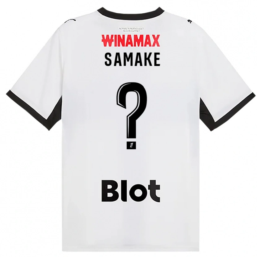 Danxen Kinder Wilson Samaké #0 Schwarz Weiß Rot Auswärtstrikot Trikot 2026/27 T-Shirt Schweiz