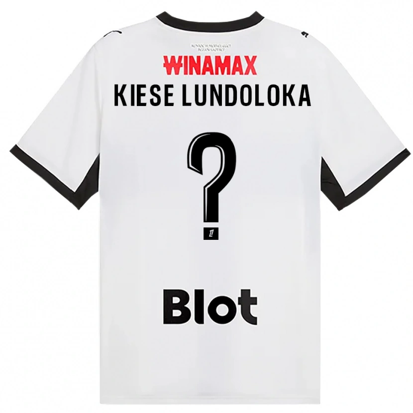 Danxen Kinder Jeanslor Kiese Lundoloka #0 Schwarz Weiß Rot Auswärtstrikot Trikot 2026/27 T-Shirt Schweiz