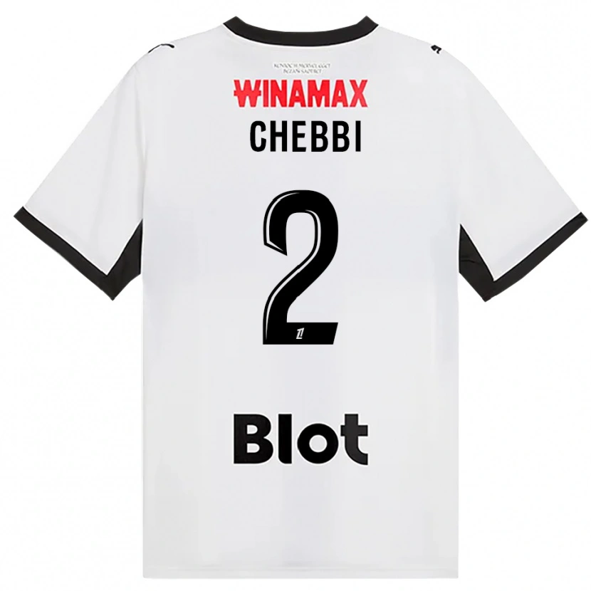 Danxen Kinder Mohamed Chebbi #2 Schwarz Weiß Rot Auswärtstrikot Trikot 2026/27 T-Shirt Schweiz