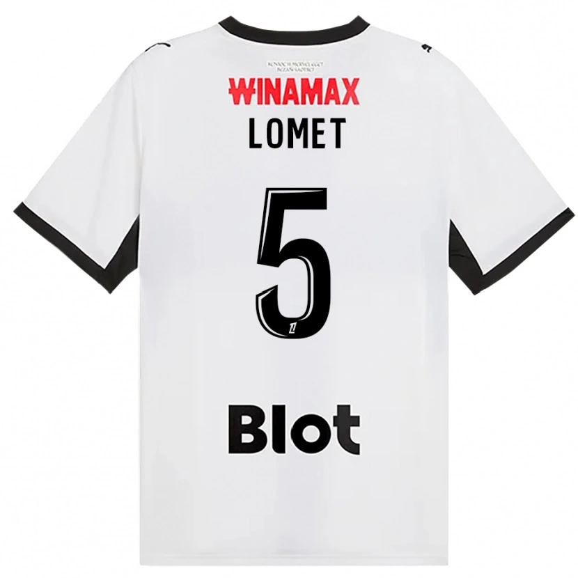Danxen Kinder Ruben Lomet #5 Schwarz Weiß Rot Auswärtstrikot Trikot 2026/27 T-Shirt Schweiz