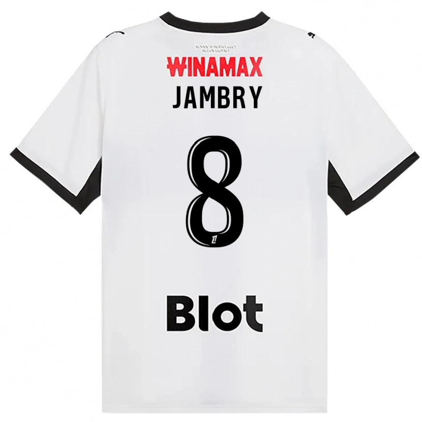 Danxen Kinder Melvin Jambry #8 Schwarz Weiß Rot Auswärtstrikot Trikot 2026/27 T-Shirt Schweiz