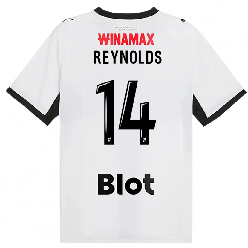 Danxen Kinder Bryan Reynolds #14 Schwarz Weiß Rot Auswärtstrikot Trikot 2026/27 T-Shirt Schweiz