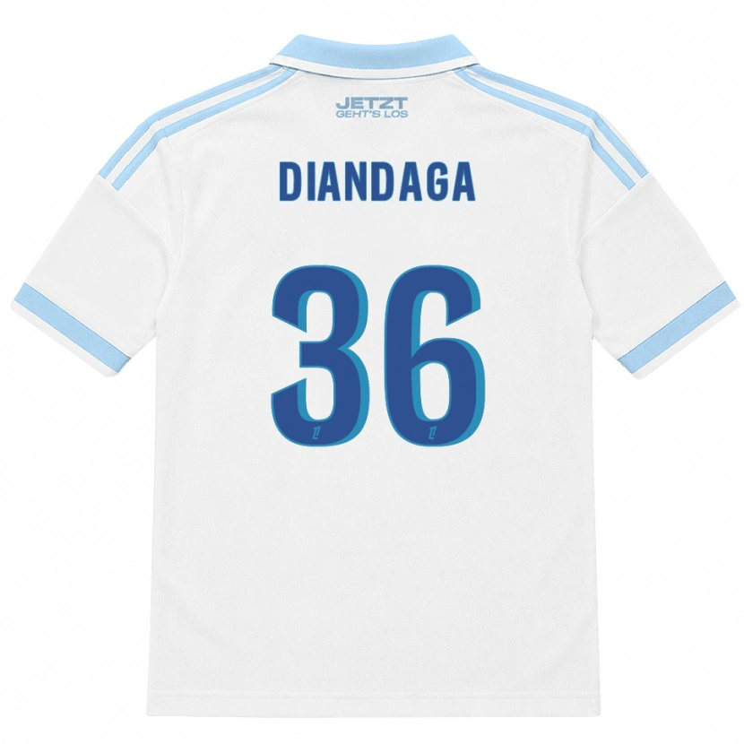 Danxen Kinder Hermann Malonga #36 Hellblau Weiß Rot Auswärtstrikot Trikot 2026/27 T-Shirt Schweiz