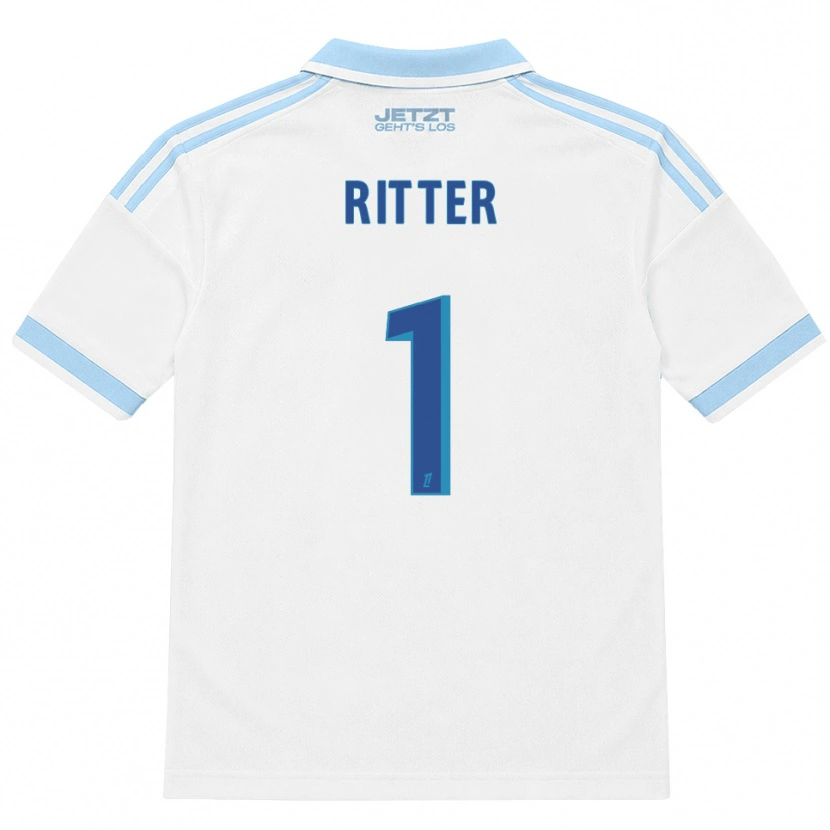 Danxen Kinder Maxime Ritter #1 Hellblau Weiß Rot Auswärtstrikot Trikot 2026/27 T-Shirt Schweiz