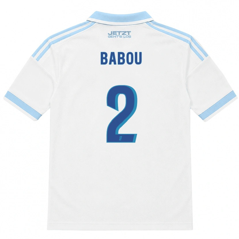 Danxen Kinder Marème Babou #2 Hellblau Weiß Rot Auswärtstrikot Trikot 2026/27 T-Shirt Schweiz
