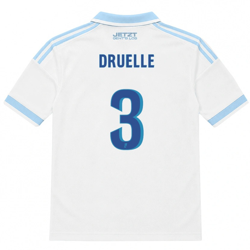 Danxen Kinder Robin Druelle #3 Hellblau Weiß Rot Auswärtstrikot Trikot 2026/27 T-Shirt Schweiz