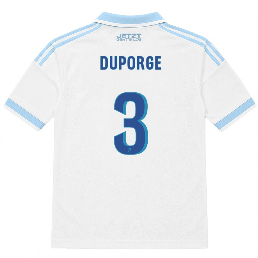 Danxen Kinder Morgane Duporge #3 Hellblau Weiß Rot Auswärtstrikot Trikot 2026/27 T-Shirt Schweiz