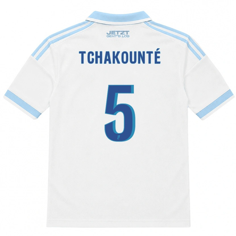 Danxen Kinder Anaëlle Tchakounté #5 Hellblau Weiß Rot Auswärtstrikot Trikot 2026/27 T-Shirt Schweiz