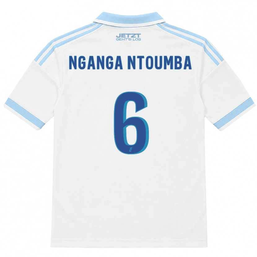 Danxen Kinder Monfils Nganga Ntoumba #6 Hellblau Weiß Rot Auswärtstrikot Trikot 2026/27 T-Shirt Schweiz