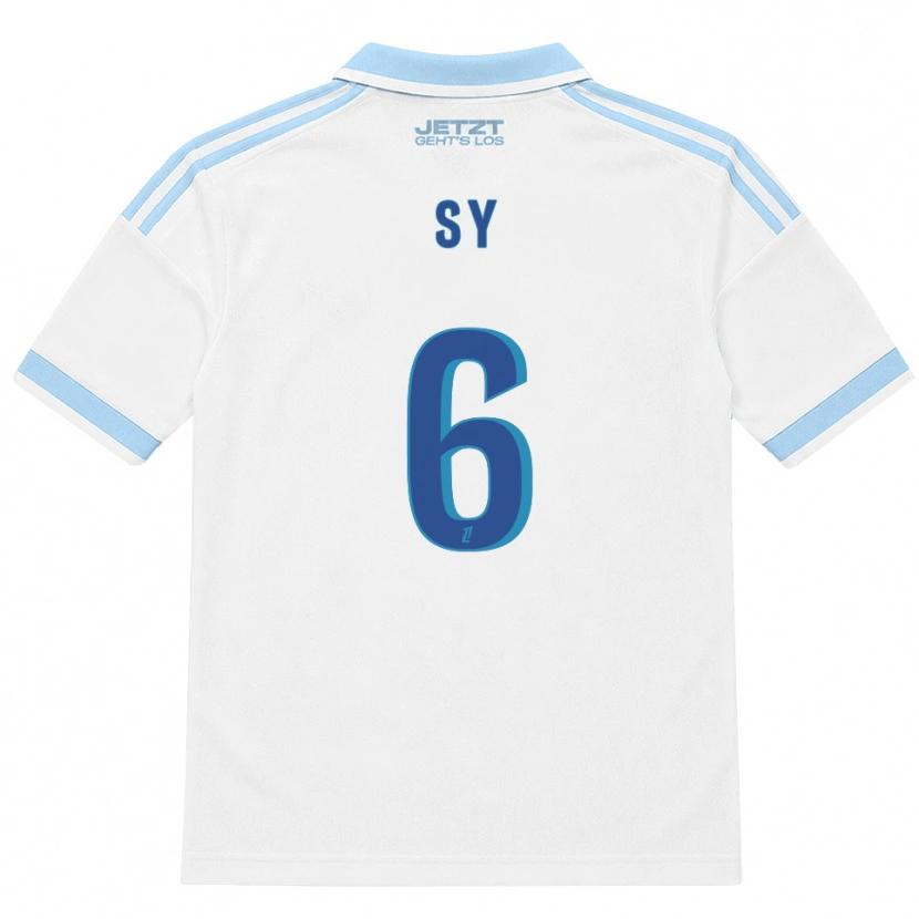Danxen Kinder Demba Sy #6 Hellblau Weiß Rot Auswärtstrikot Trikot 2026/27 T-Shirt Schweiz