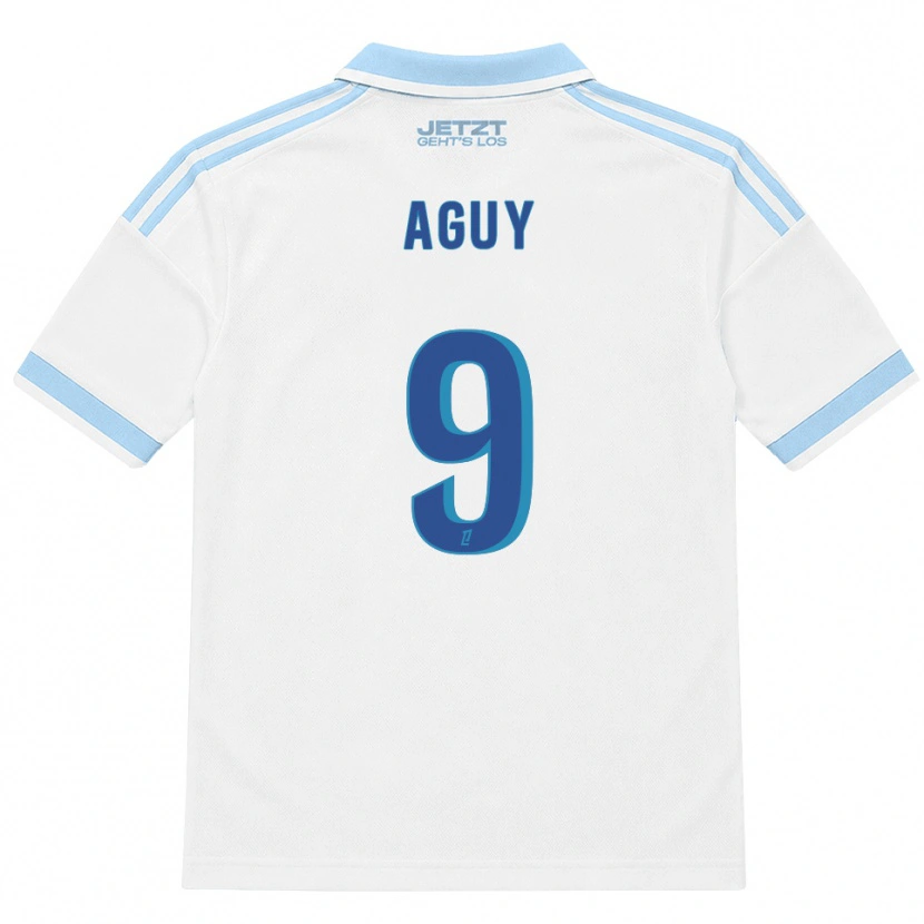 Danxen Kinder David Aguy #9 Hellblau Weiß Rot Auswärtstrikot Trikot 2026/27 T-Shirt Schweiz
