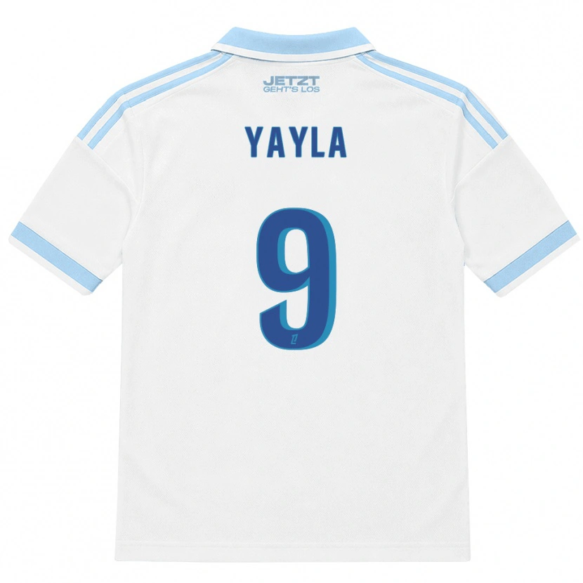 Danxen Kinder Ahmet Yayla #9 Hellblau Weiß Rot Auswärtstrikot Trikot 2026/27 T-Shirt Schweiz
