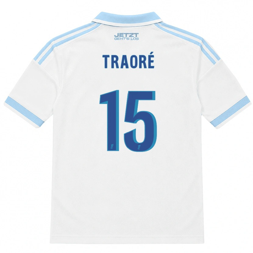 Danxen Kinder Erwan Traoré #15 Hellblau Weiß Rot Auswärtstrikot Trikot 2026/27 T-Shirt Schweiz