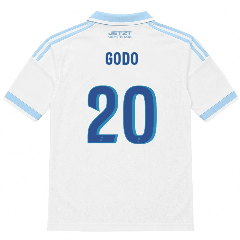 Danxen Kinder Martial Godo #20 Hellblau Weiß Rot Auswärtstrikot Trikot 2026/27 T-Shirt Schweiz