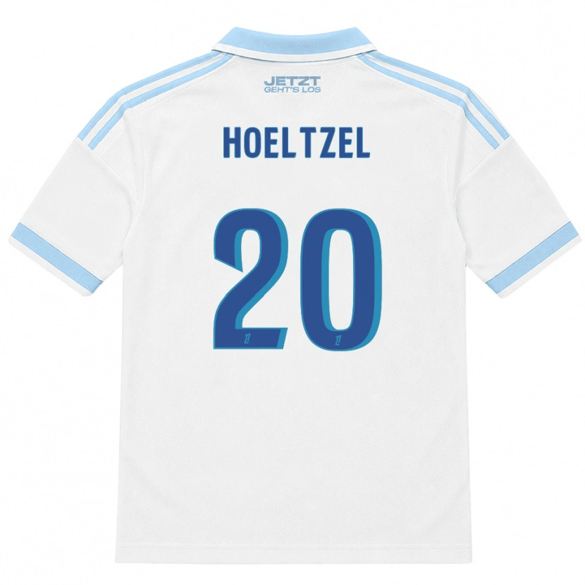 Danxen Kinder Mégane Hoeltzel #20 Hellblau Weiß Rot Auswärtstrikot Trikot 2026/27 T-Shirt Schweiz