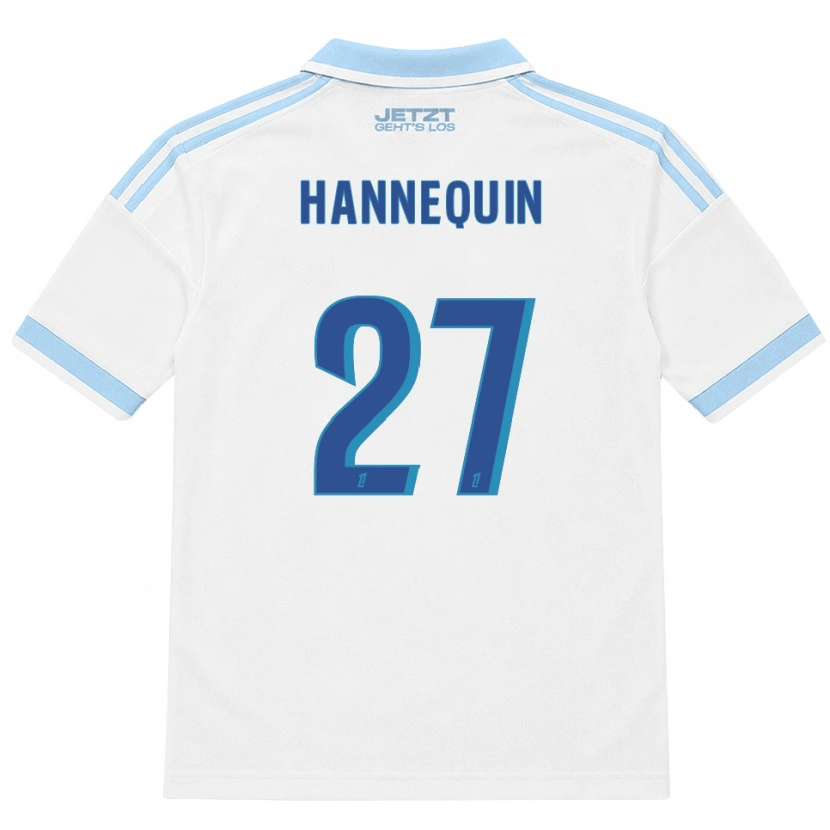 Danxen Kinder Laurine Hannequin #27 Hellblau Weiß Rot Auswärtstrikot Trikot 2026/27 T-Shirt Schweiz